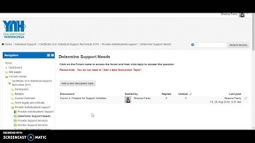 Adding Discussion Topics to Forums in Moodle