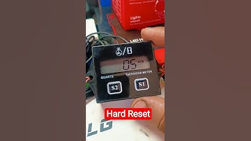 Digital Rpm/Tachometer Meter Power OFF