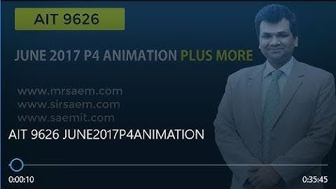 A-LEVEL IT 9626 JUNE 2017 P4 ANIMATION