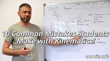 10 Common Mistakes Students Make with Kinematics!
