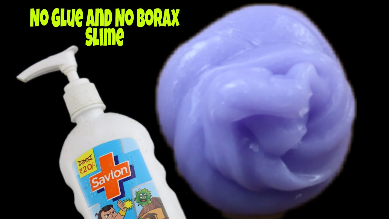 Easy Slime with Borax and Glue - Savvy Saving Couple