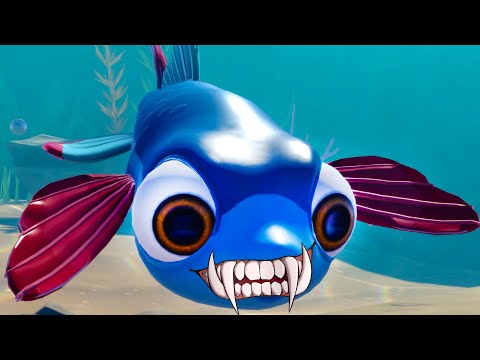 Видео: Я РЫБА #3 Симулятор Маленькой Летающей рыбки I Am Fish на пурумчата