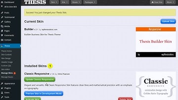 How To Build Your Tutor Website - 6-2 - Thesis Skin Install