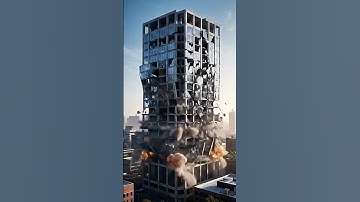 Satisfying Building Demolition ASMR – Watch It Fall! #buildingdemolition #shorts #asmrcrushing