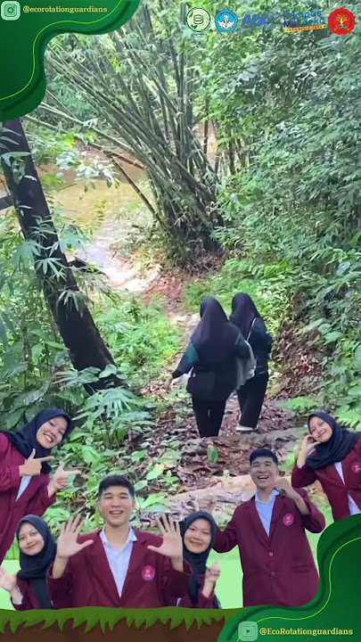Hai sobat Eco, kali ini kami sedang take video untuk Konten 1 yang berlokasi di air terjun Bantan