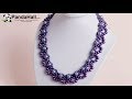 ウェディングアクセサリー☆レースパールビーズネックレスの作り方【PandaHall｜DIY】