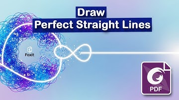 How to Draw Perfect Straight Lines in Foxit PDF Editor