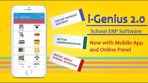 i-Genius 2.0 with Mobile App & Panel For Online Classes, Fee Payment Gateway. www.solversolutions.in
