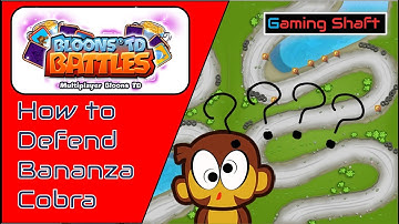 Bloons TD Battles - How to Defend Bananza Cobra EZ PZ :D