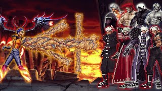 [KOF Mugen] K9999 Alpha Vs Bosses Krizalid, Bosses Rugal Team