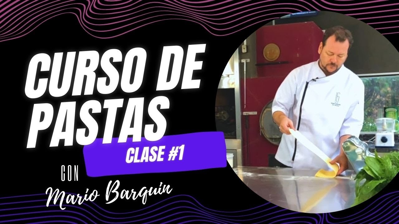 Curso de Pastas - Clase #1 masa básica y fideos largos