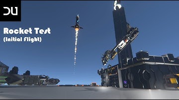 Dual Universe Rocket Test (Initial Flight)