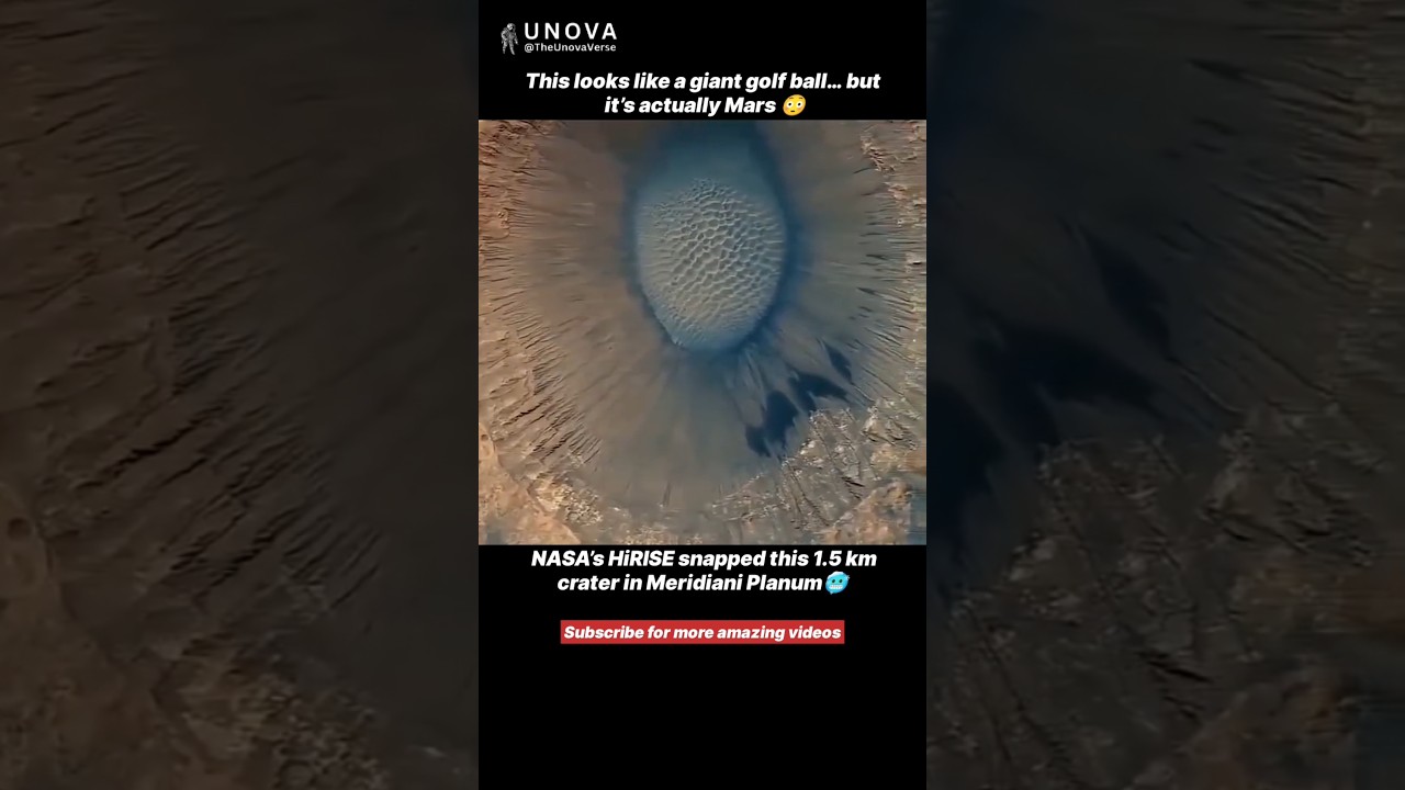 This Isn’t a Golf Ball… It’s Mars 🤯🪐