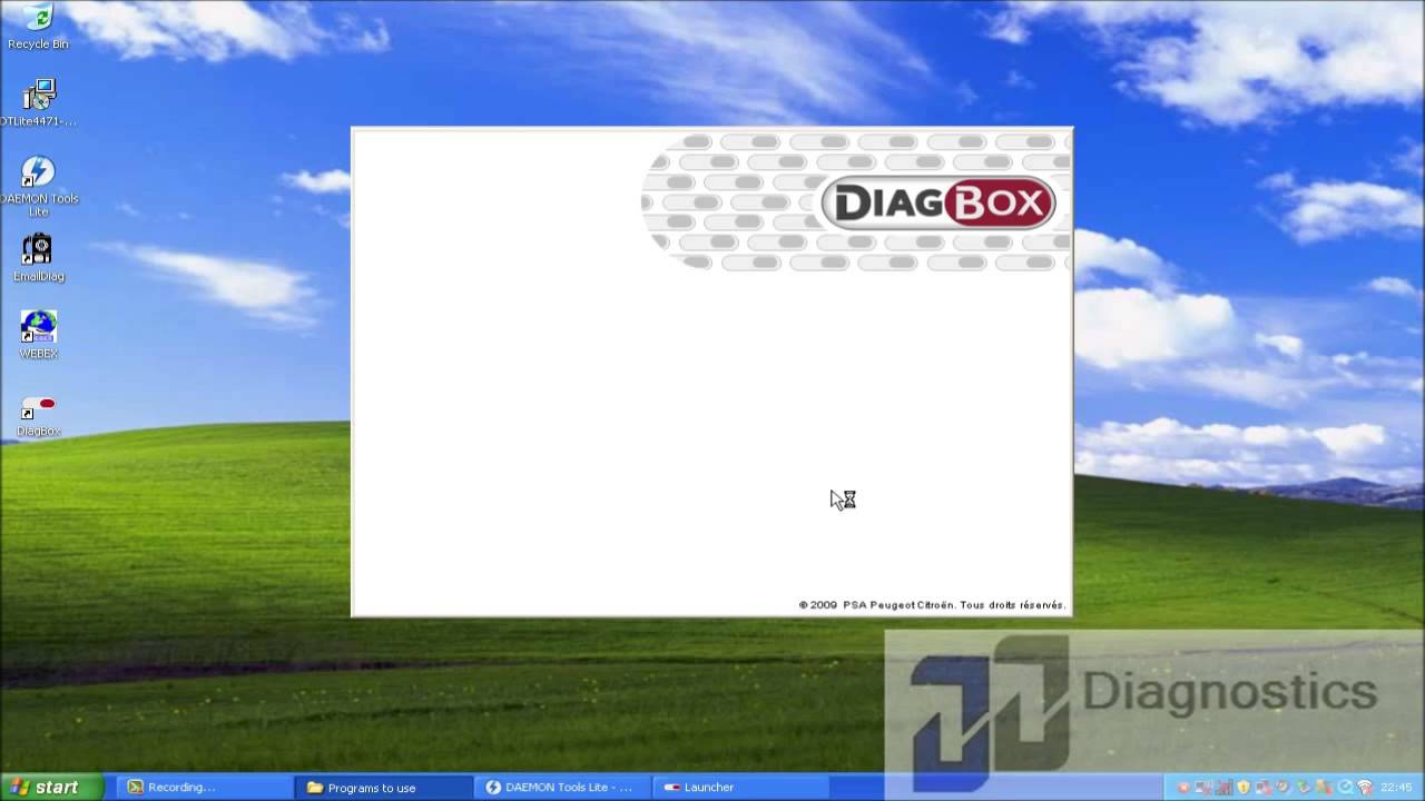 How to use Diagbox 9.68 the first time 