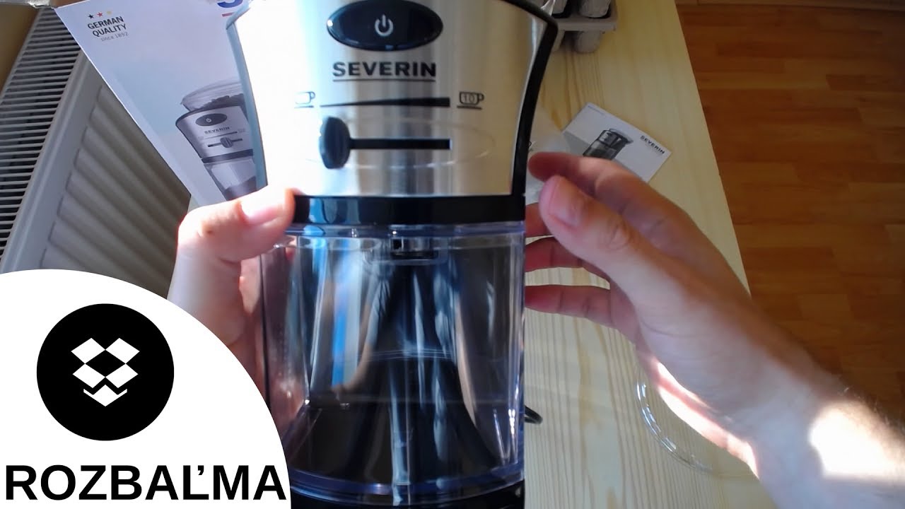 Severin Coffee Grinder Black/Silver S73874 3874_ Electric Burr Grinders