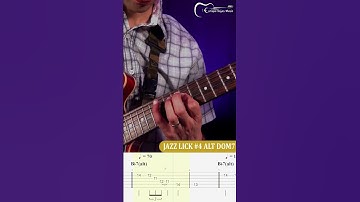 Daily Jazz Lick #4 Altered Dominant 7th #jazzguitar #jazztutorial #jazzimprovisation