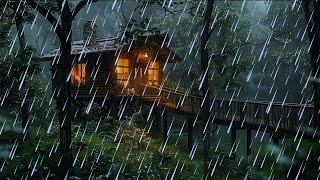 Sonido De Tormenta De Lluvia Y Truenos Para Dormir  Sonidos Sanadores De La Naturaleza