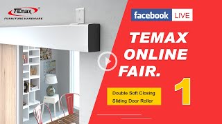 Facebook live double soft closing sliding door roller 1 screenshot 2