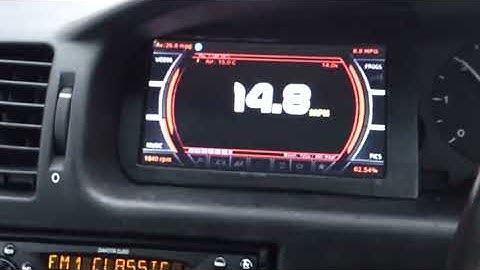 Raspberry Pi car info display