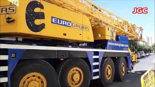 Montaje Grúa Torre COMANSA 5LC3510 con LIEBHERR LTM 1090 4.1