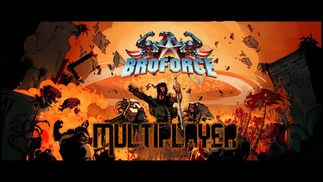 Broforce - Multiplayer Gameplay (PS4) - YouTube