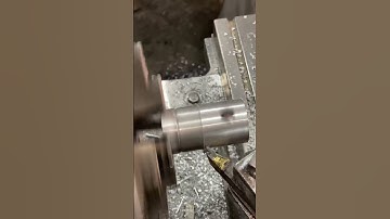 Lathe machine auto cut metal #youtubeshorts #machinary #lathemachine #cnc #satisfying #diy #fypシ