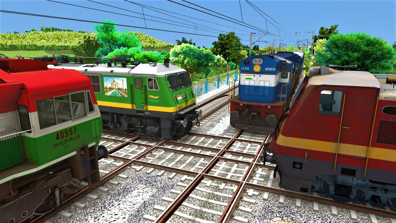 Trains Dangerous Interlocking Compilation | Diamond Crossing – Indian ...