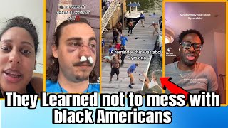 Black People Celebrated the Montgomery Br@wl they Learned Not to Mess With Black people.