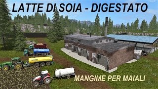 Latte di soia - Digestato - Mangime per maiali