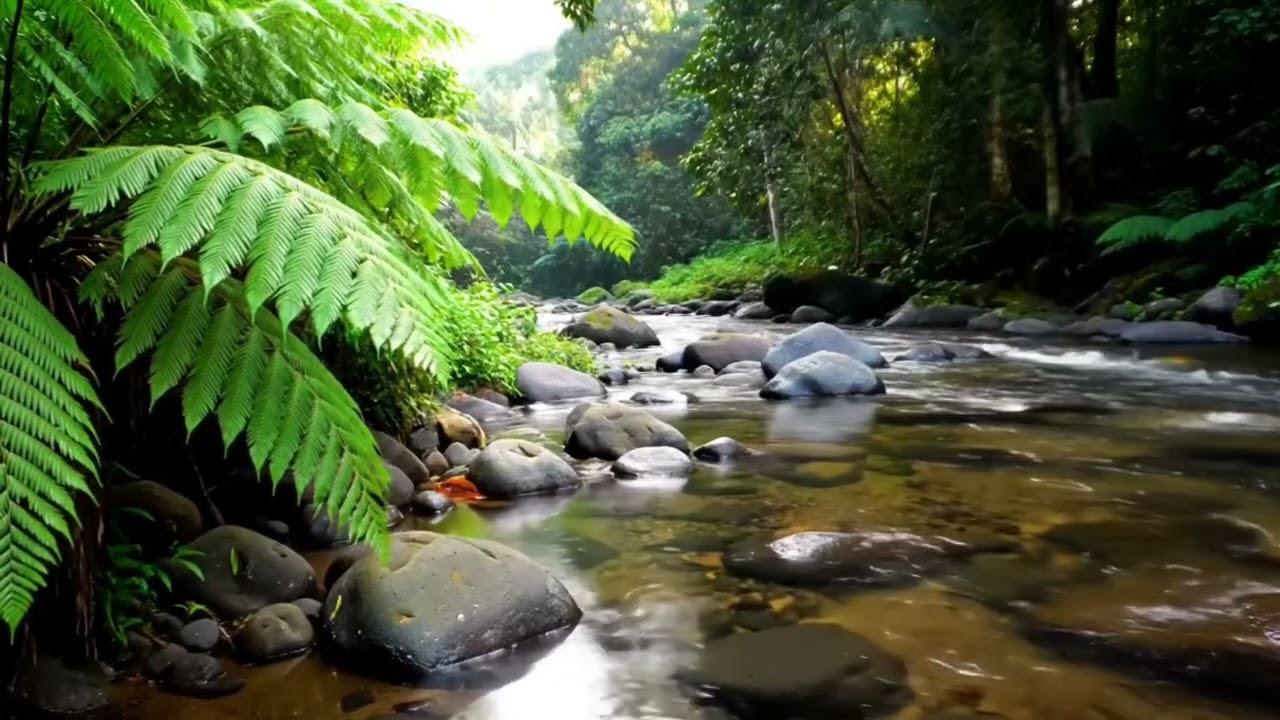 Soothing River Flow Through the Wild