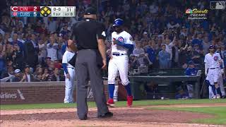 Jason Heyward Scores on a Throwing Error