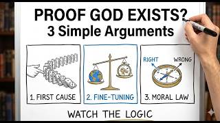 Proof God exists using 3 simple arguments