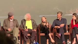 Julia Butters, Brad Pitt and Leonardo Decaprio at Once upon a time screening DGA