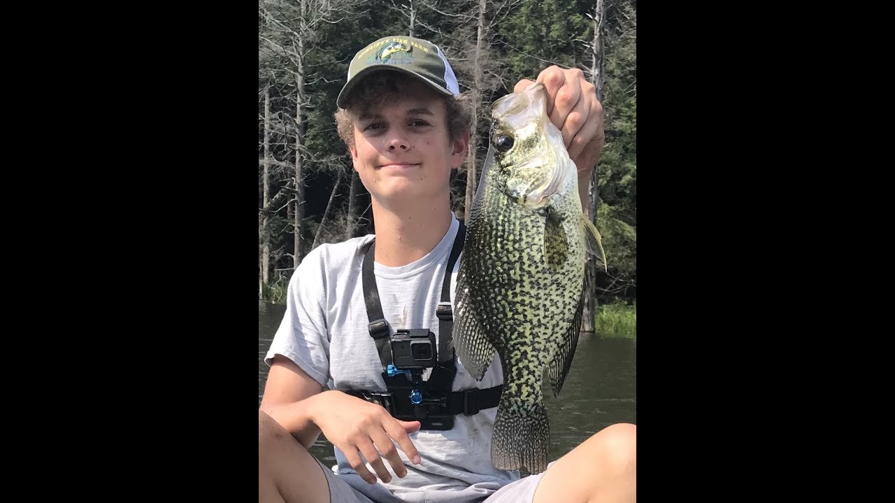 14 inch crappie caught!! YouTube