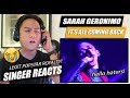 SARAH GERONIMO - It's All Coming Back | SINGER REACTION