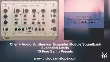 Free Presets for Cherry Audio Synthesizer Expander Module | Vicious Antelope - Expanded Leads