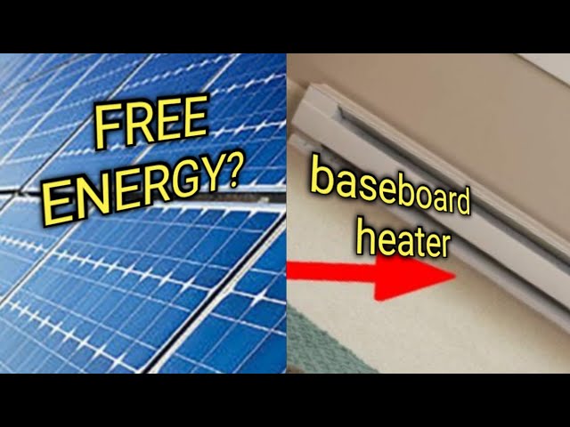 Can you heat a house with solar PV panels and a baseboard heater?? Watch to  find out #Free Energy 