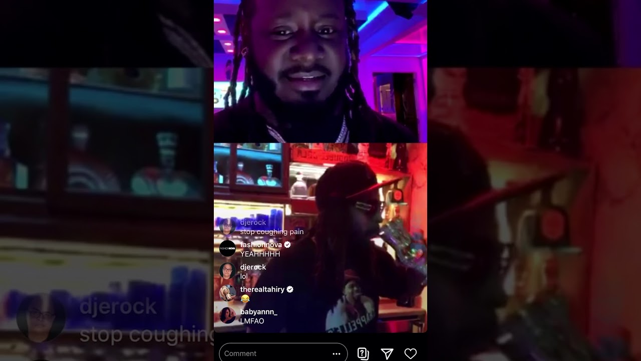 T-Pain vs Lil Jon IG Live Hits Battle Part 4 "I Don’t own the Rights t...