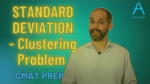Standard Deviation GMAT Quant Problem - Birds (Clustering) Question