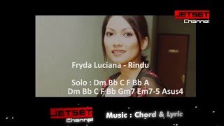 Musik Chord & Lirik pada lagu Frida Luciana "Rindu"