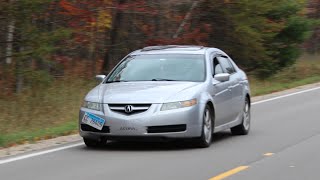 2004 Acura TL with short ram intake, vtech sound 104mph flyby