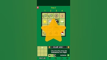 Einstein riddle easy level 2