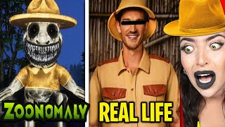 ZOONOMALY Game VS Real Life! (ALL CHARACTER COMPARISON)
