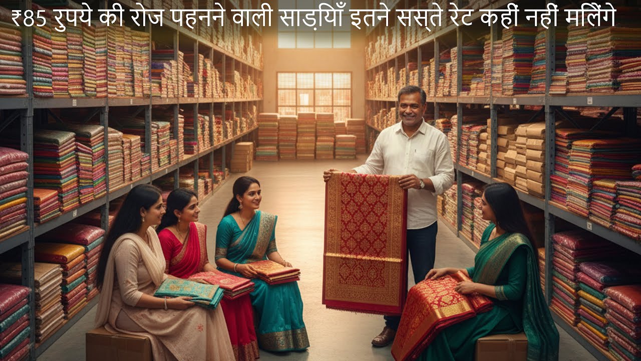 Ghar Baithe Business Kaise Karein? Surat Saree Manufacturer Direct Contact 