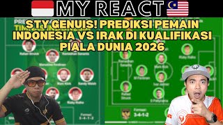 STY GENUIS! Prediksi Pemain Indonesia Vs Irak di Kualifikasi Piala Dunia 2026