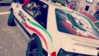 Taher Asad drag race in bahrain mustang 408ci indx 9.5-10.5 طاهر اسد