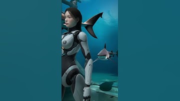 Robot And The Shark Understand Water #robot #shark #ai