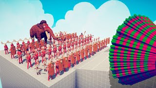 100x OF TRIBAL ARMY vs EVERY GODS  Totally Accurate Battle Simulator | TABS