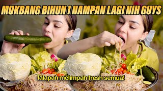 Download Lagu MAKAN BIHUN 1 NAMPAN PAKE SAYURAN MENTAH JADI LALAPAN SEGER BANGET GUYS❗ MP3