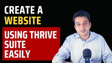 How to create a Website Using Thrive Suite